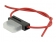 fuse holder - for UNI fuse - cable 2.50 red 