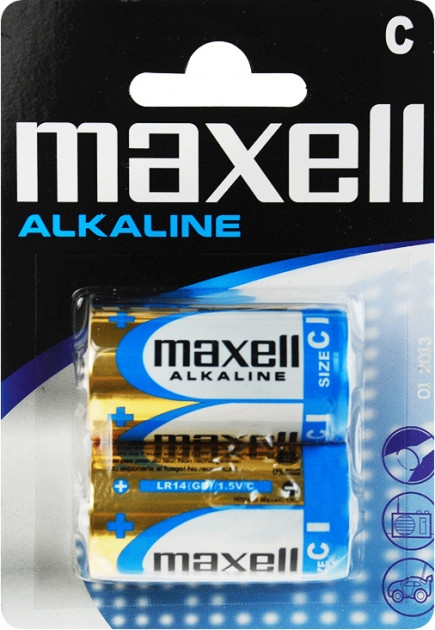 Maxell, LR14 3000MAH baterija 2x C Alkaline 