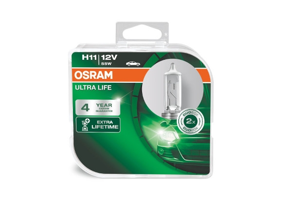 Osram lemputės ULTRA LIFE,  H11, 55W, 64211ULT-HCB 
