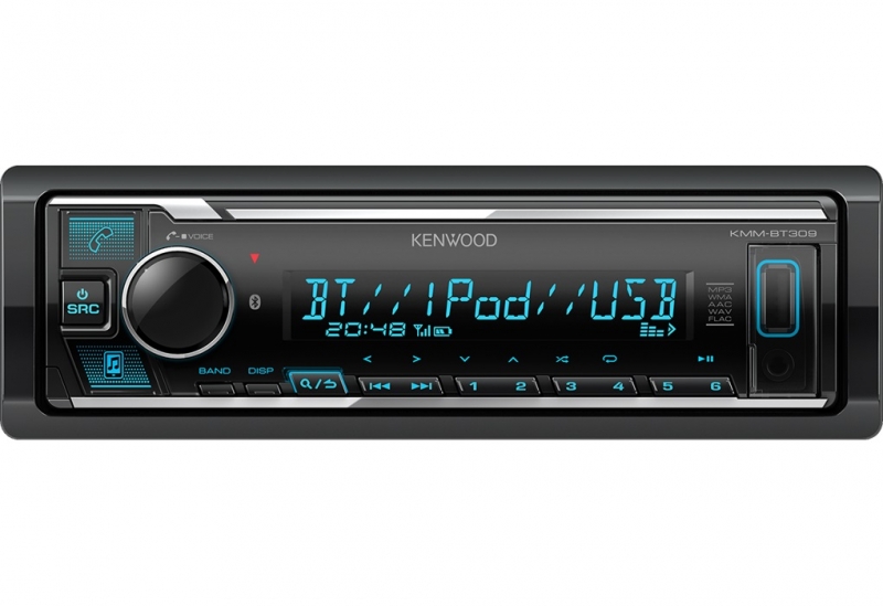 Kenwood, KMM-BT309 USB MP3/WMA automagnetola su AUX įėjimu 