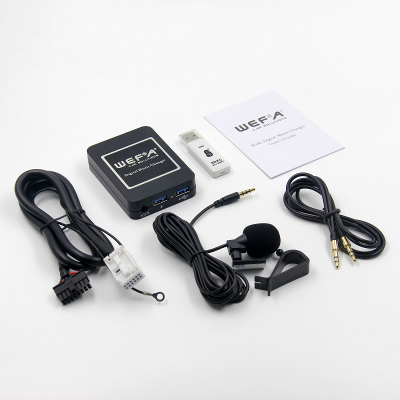 WEFA, 02BT, USB/BT adapteris 12pin VW, Audi, Skoda, Seat 