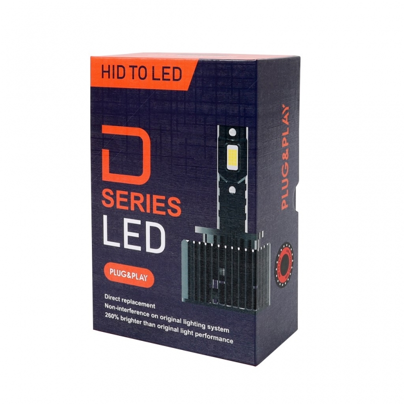 LED pagrindinės šviesos D8S, 6000K, 8400lm, 2vnt 