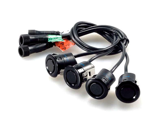 Steel Mate PTS410EX-F, juoda matinė, priekinė parkavimo sistema 